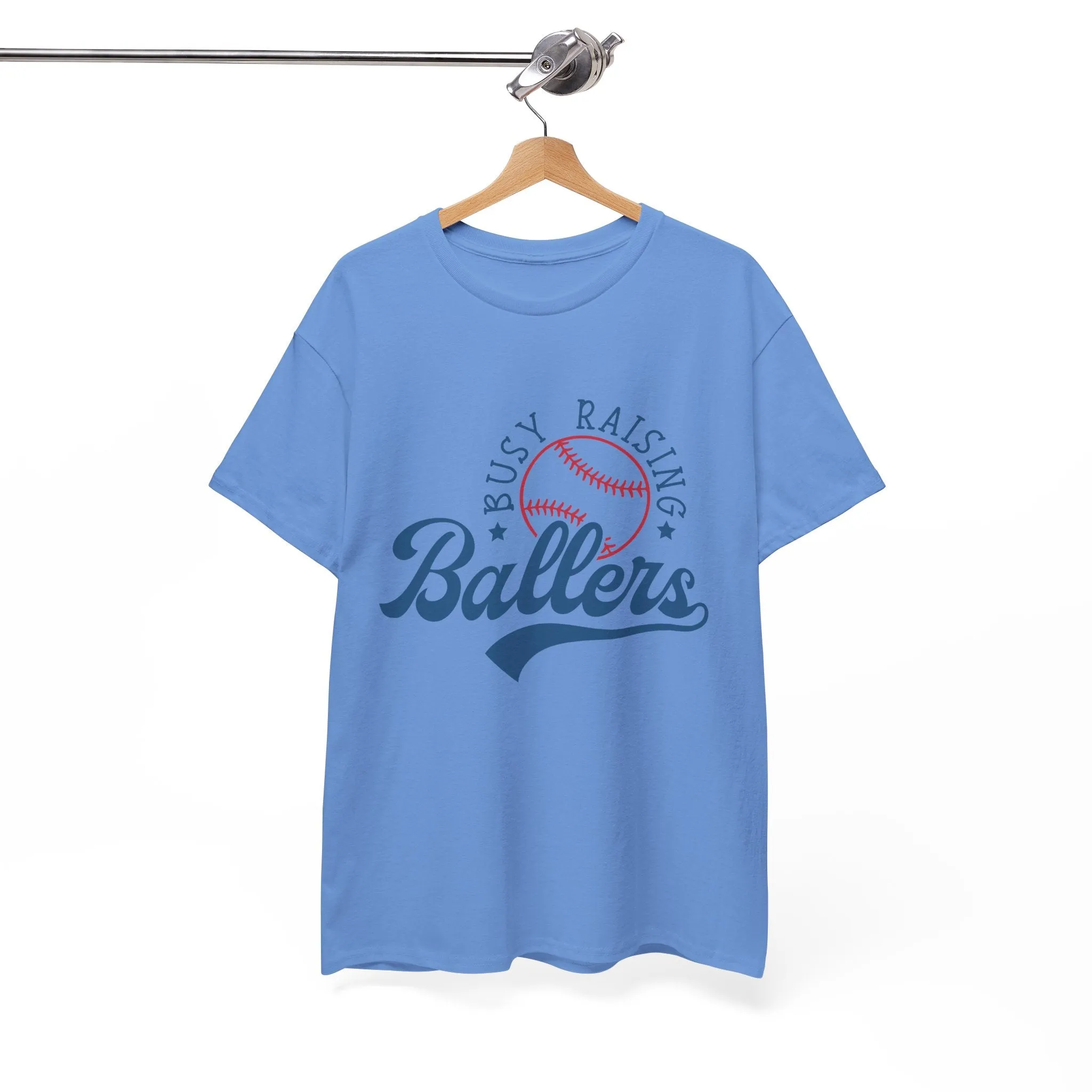 Busy Raising Ballers Unisex Heavy Cotton Tee