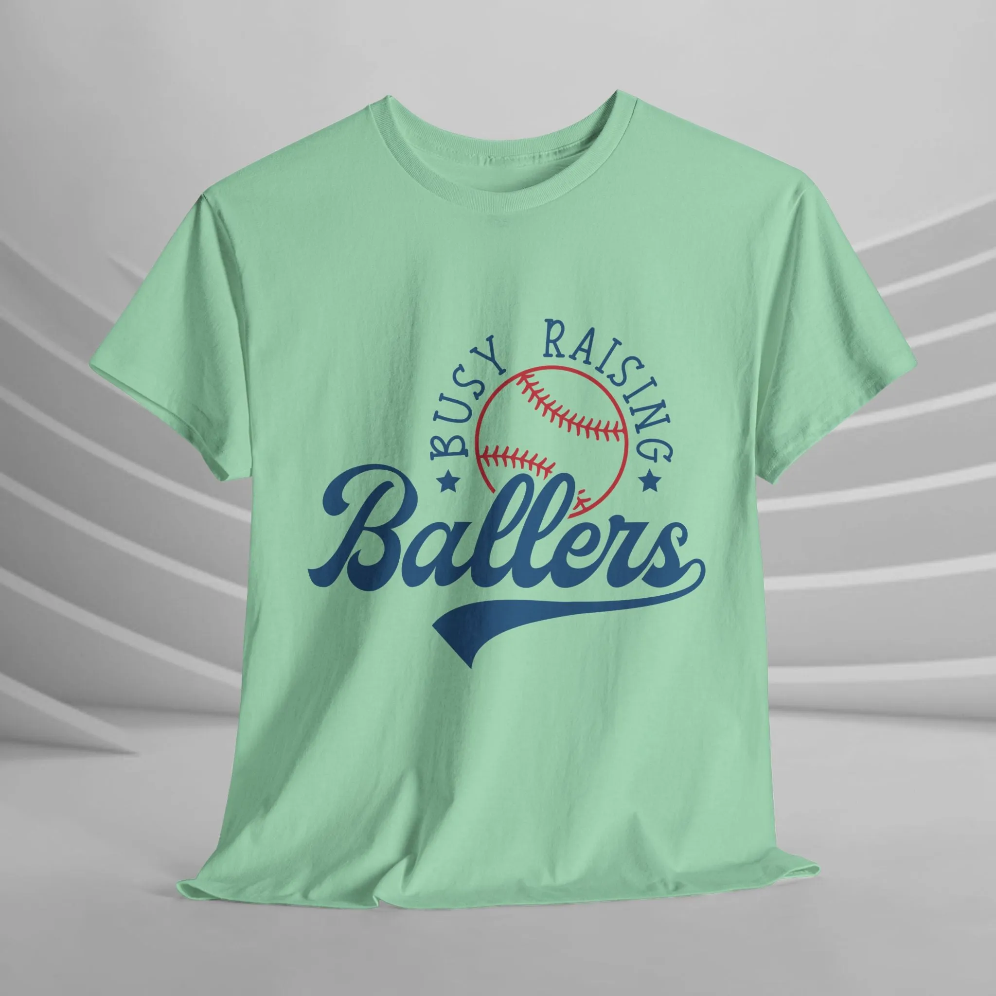 Busy Raising Ballers Unisex Heavy Cotton Tee