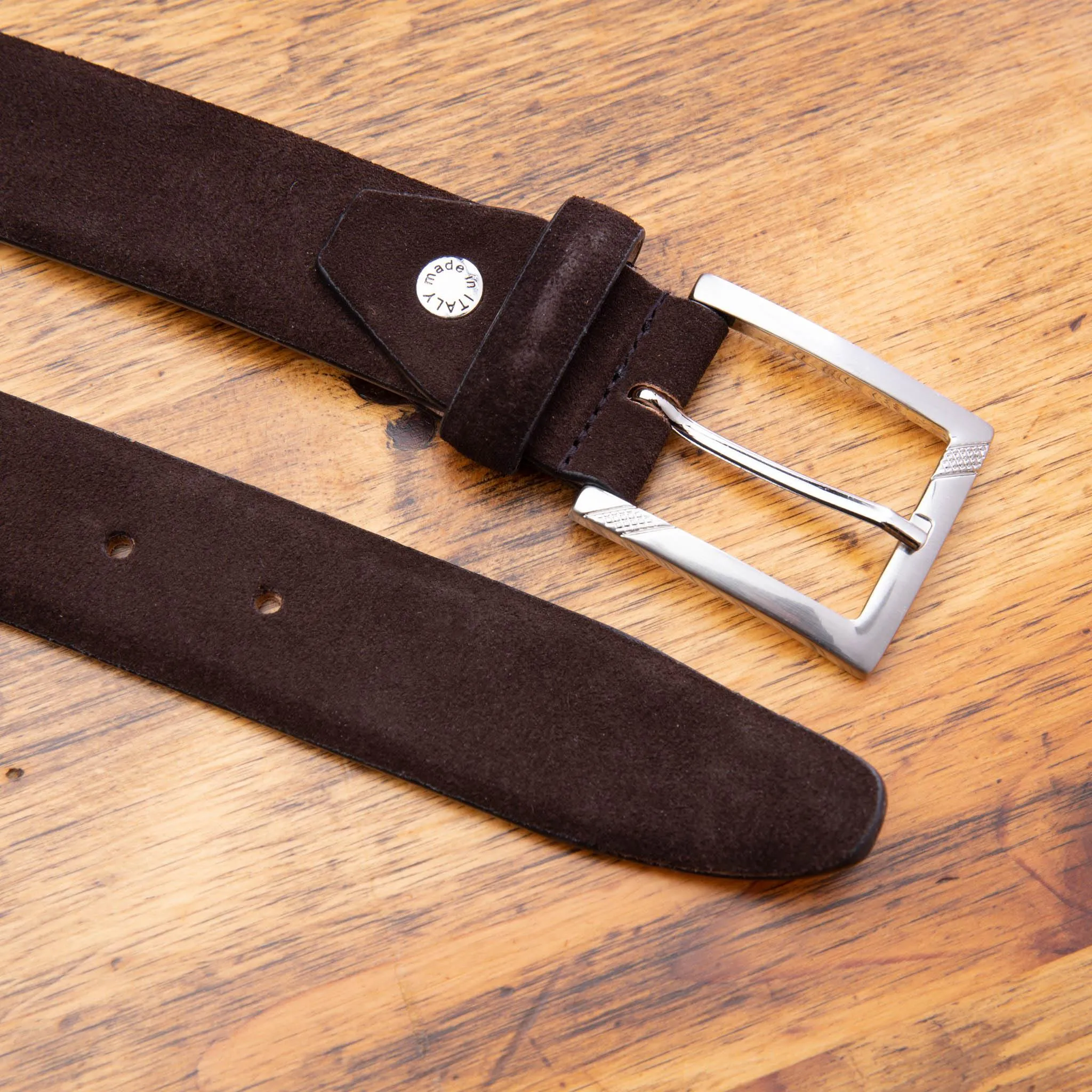 C1499-S Calzoleria Toscana Velour Suede Belt