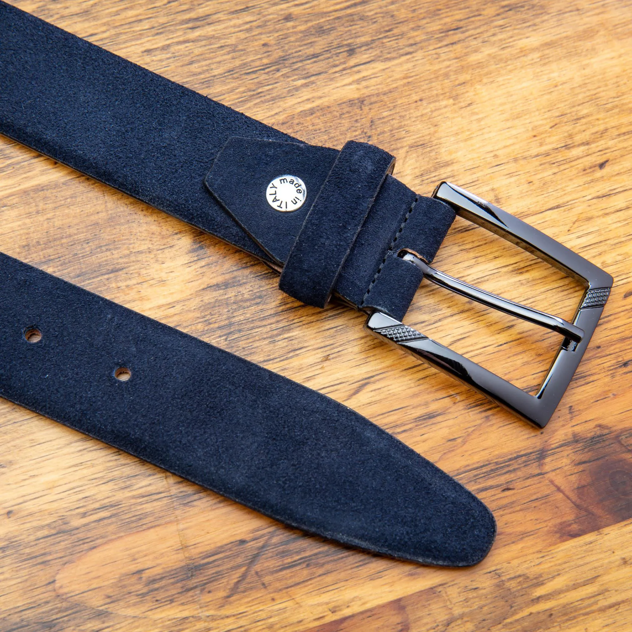 C1499-S Calzoleria Toscana Velour Suede Belt