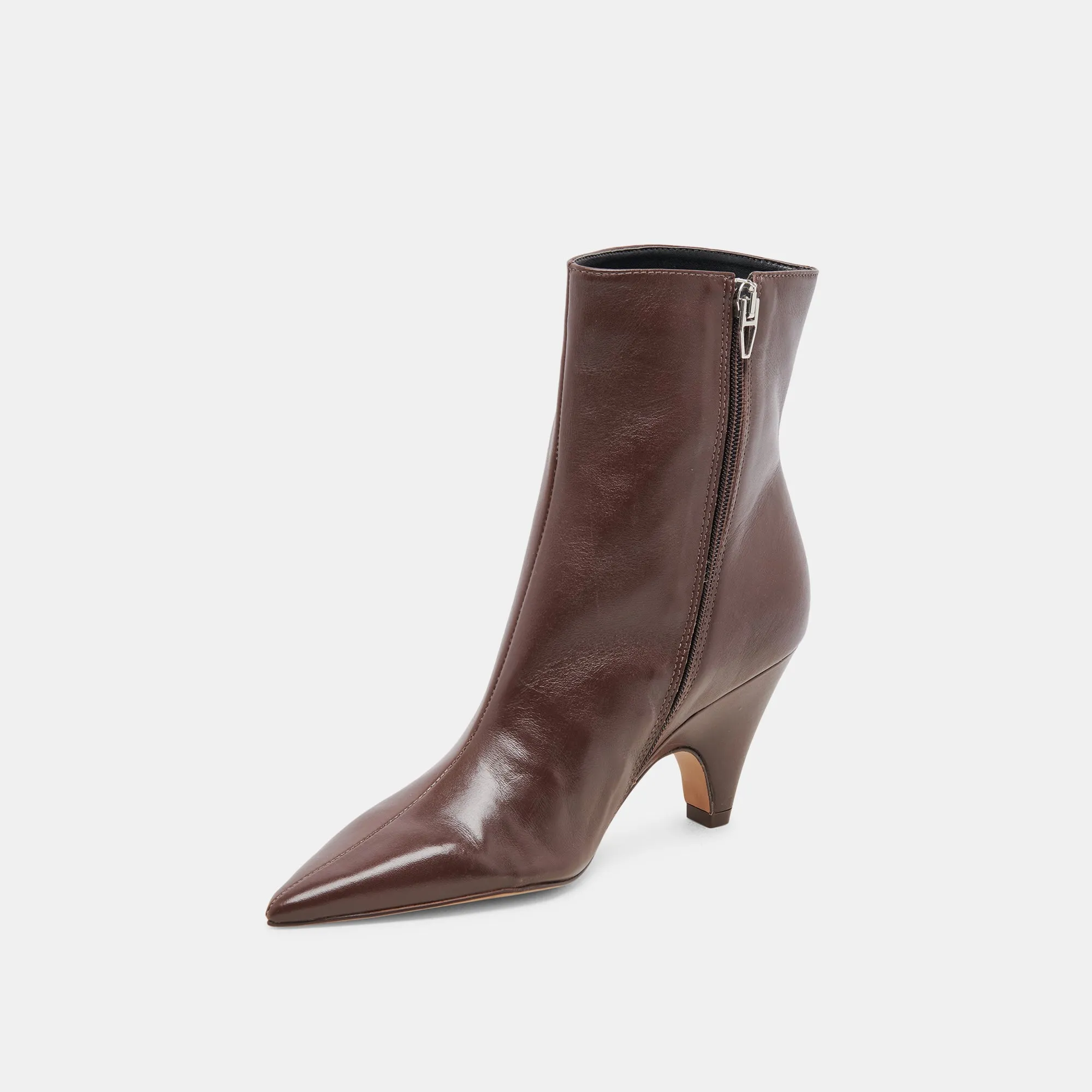 CALICO BOOTIES MAHOGANY LEATHER