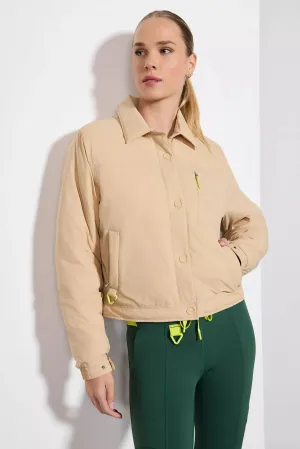 Captivate Shirt Jacket - Irish Cream