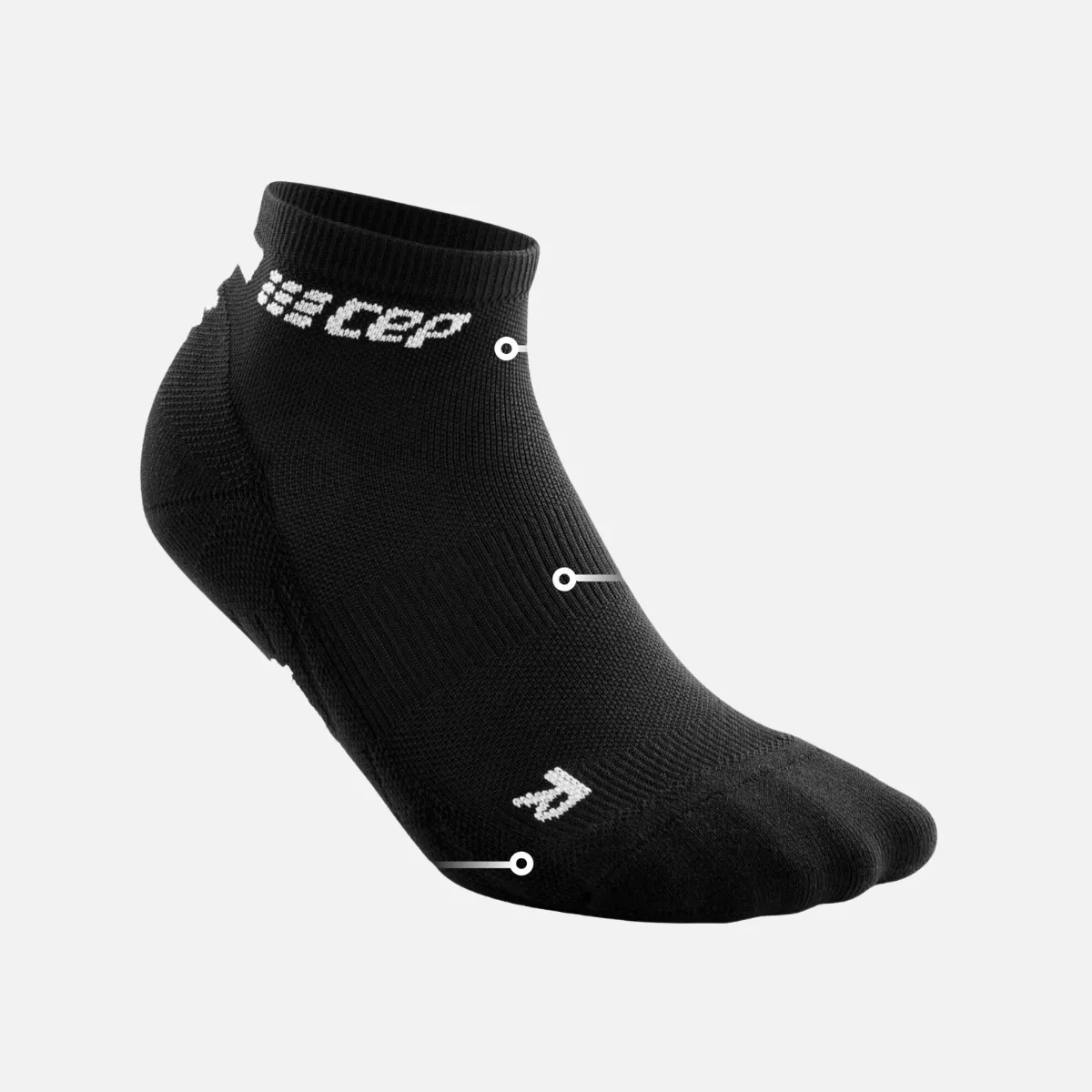 Cep The Run 4.0 Low Cut Men's Socks -Black