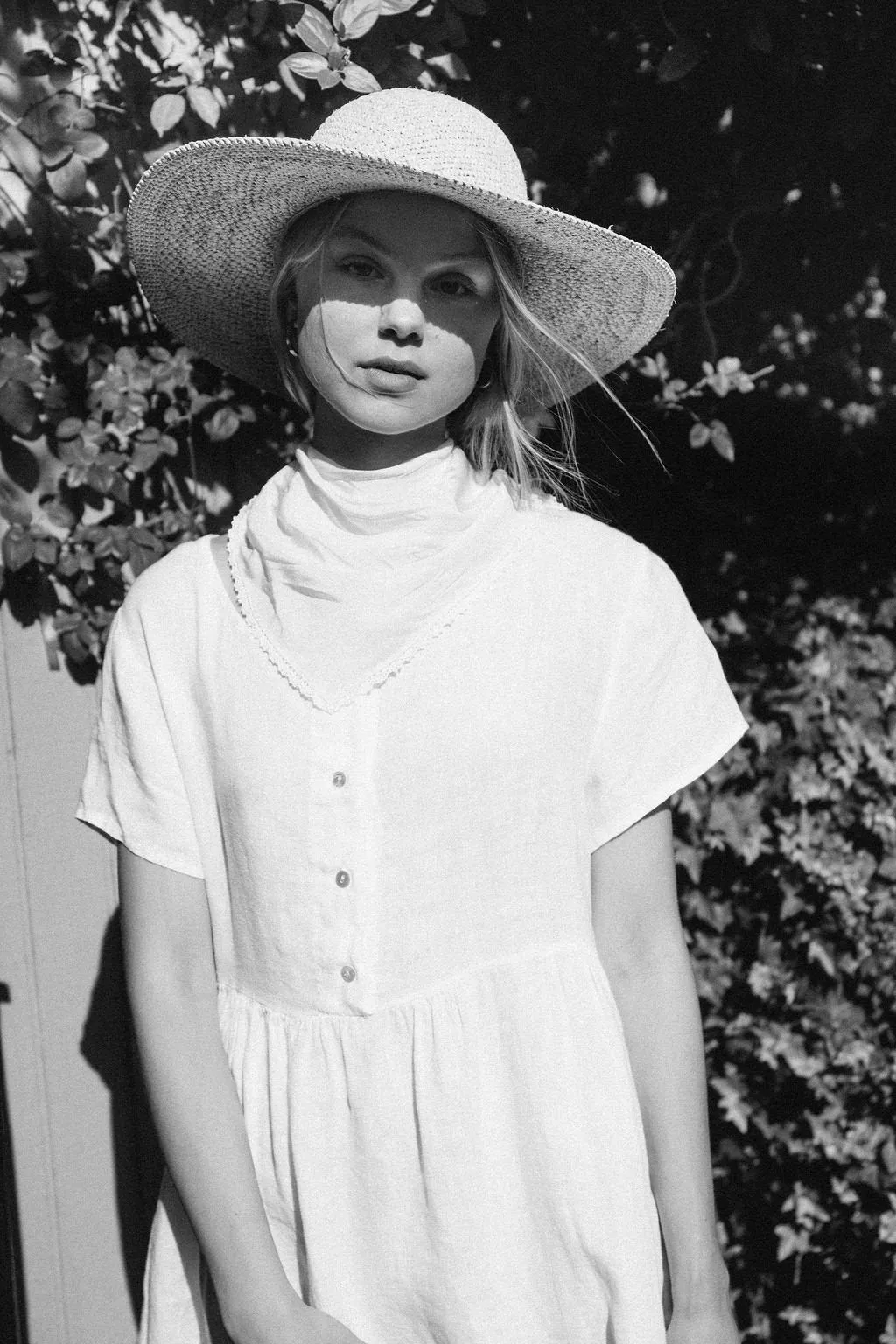 Charlotte Linen Dress - White Linen Dress