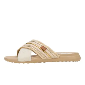 Christi Slide Novelty Fringe - Natural/Gold