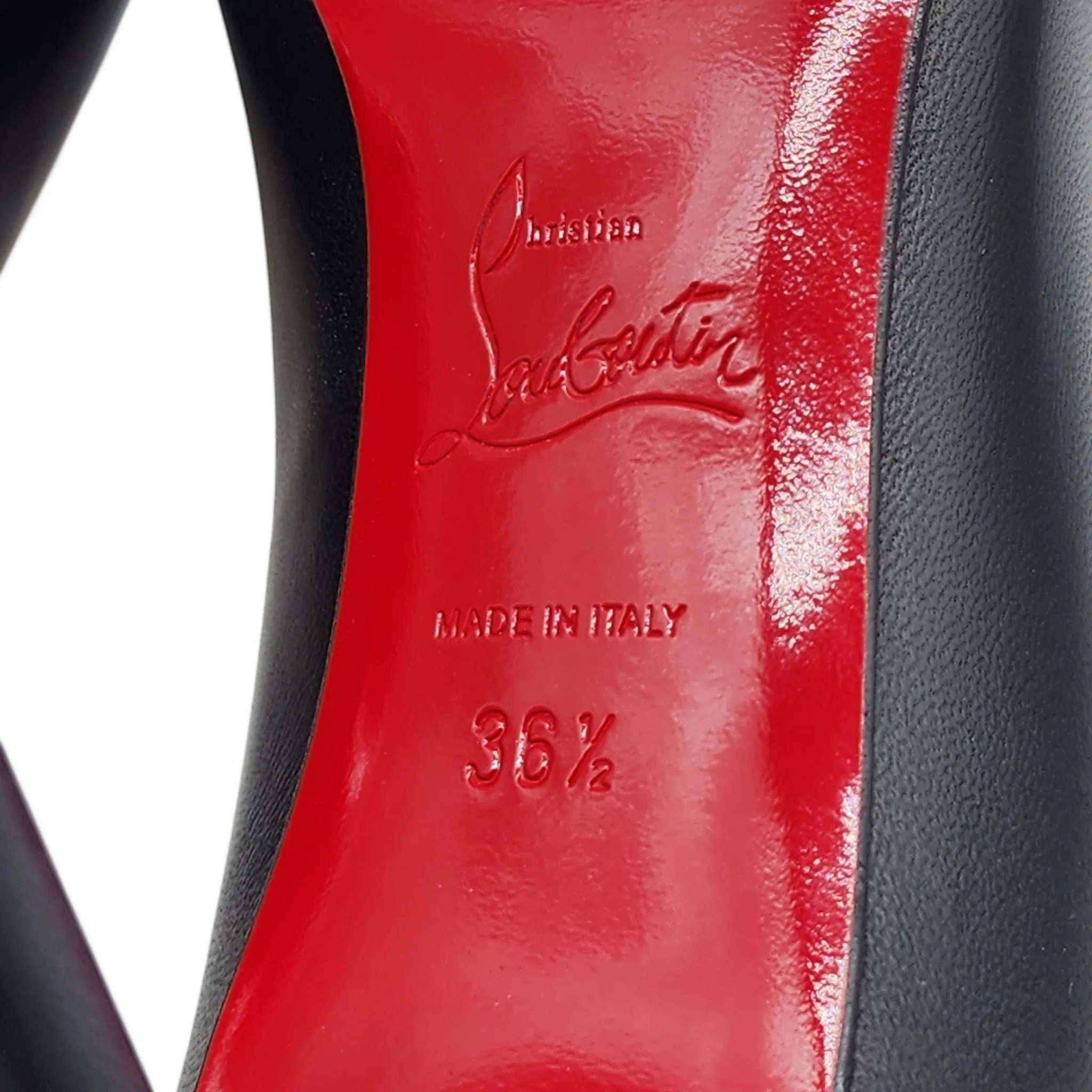 Christian Louboutin Pigalle Pumps 85mm - Nappa Leather - Black 36.5