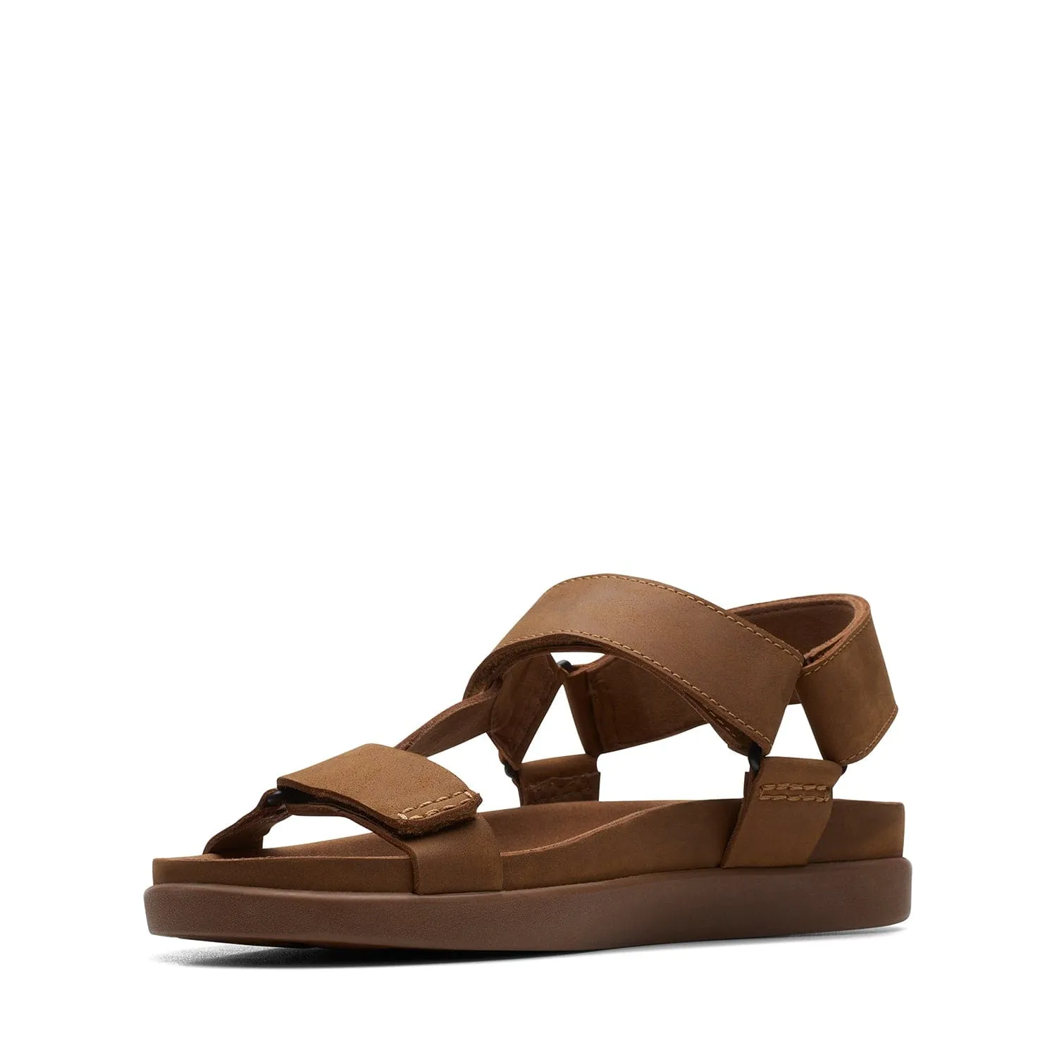 Clarks Sunder Range - Sandals - Tan Leather - 261718887 - G Width (Standard Fit)