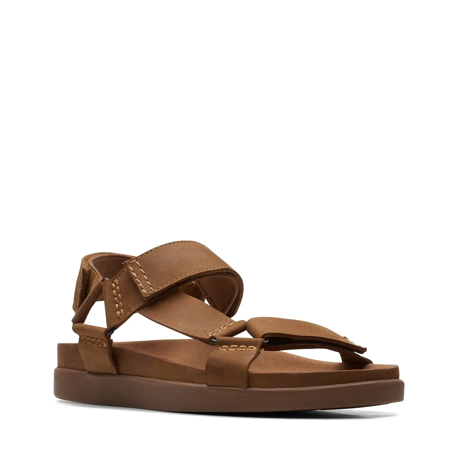 Clarks Sunder Range - Sandals - Tan Leather - 261718887 - G Width (Standard Fit)