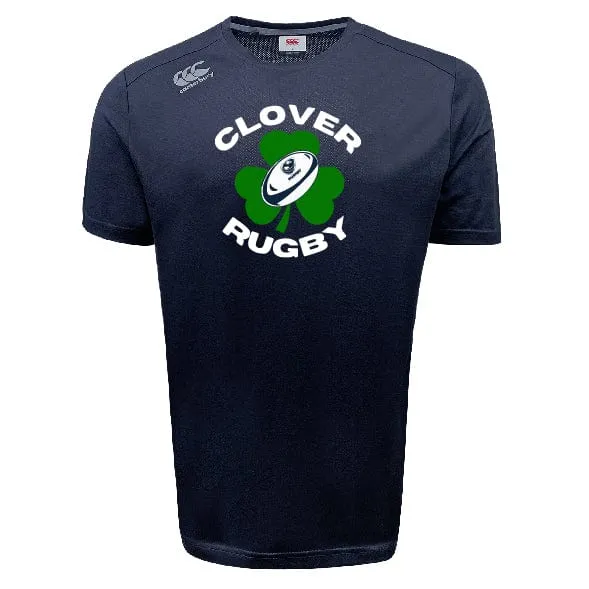 Clover Blue Eagles Rugby Tempo Vapodri T-Shirt by Canterbury