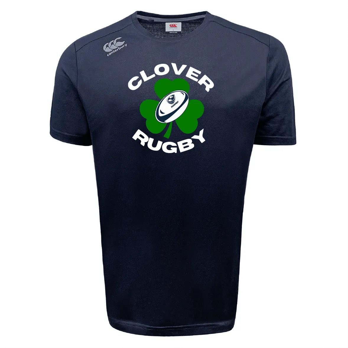 Clover Blue Eagles Rugby Tempo Vapodri T-Shirt by Canterbury