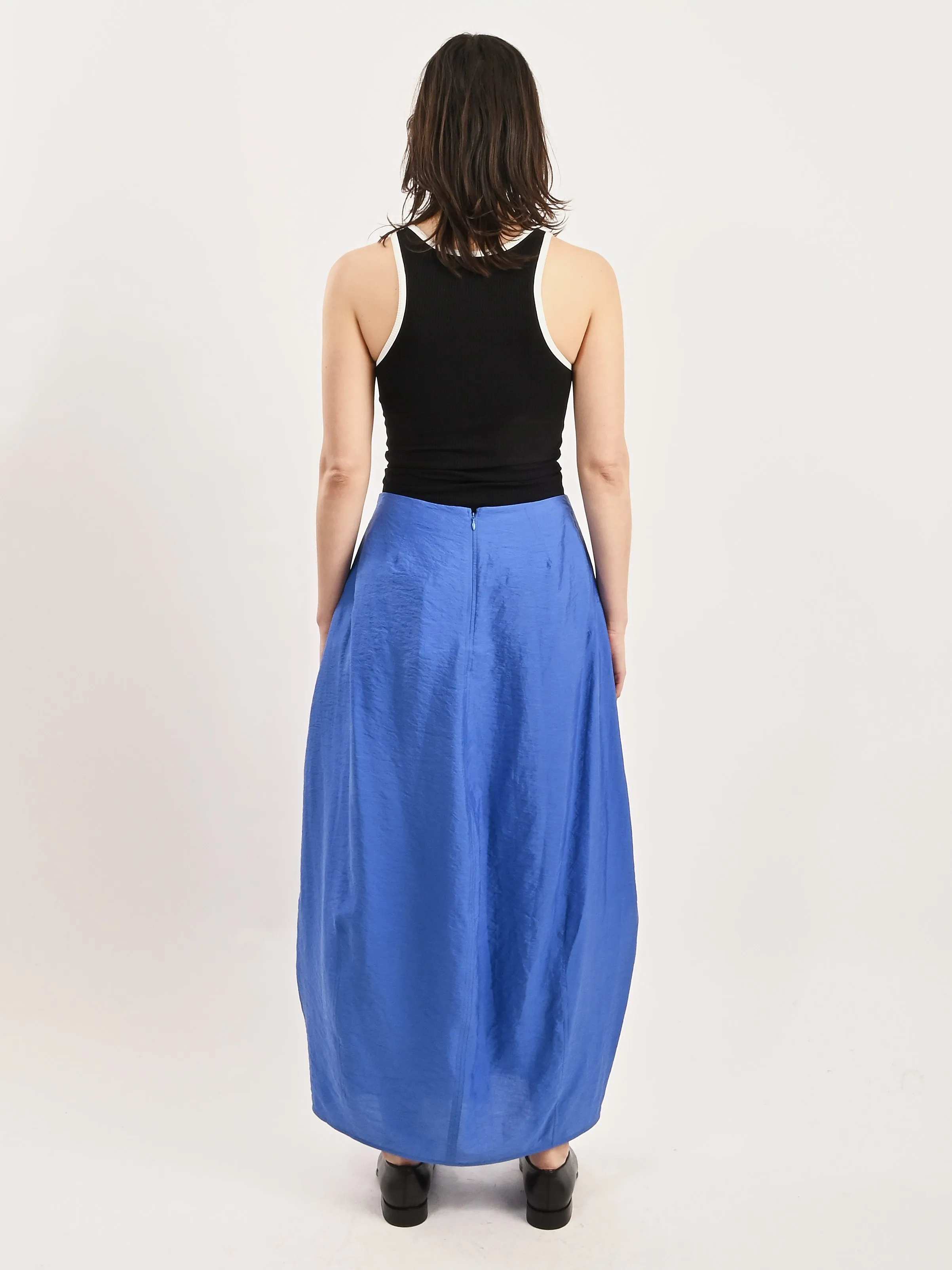 Cobalt Parachute Skirt