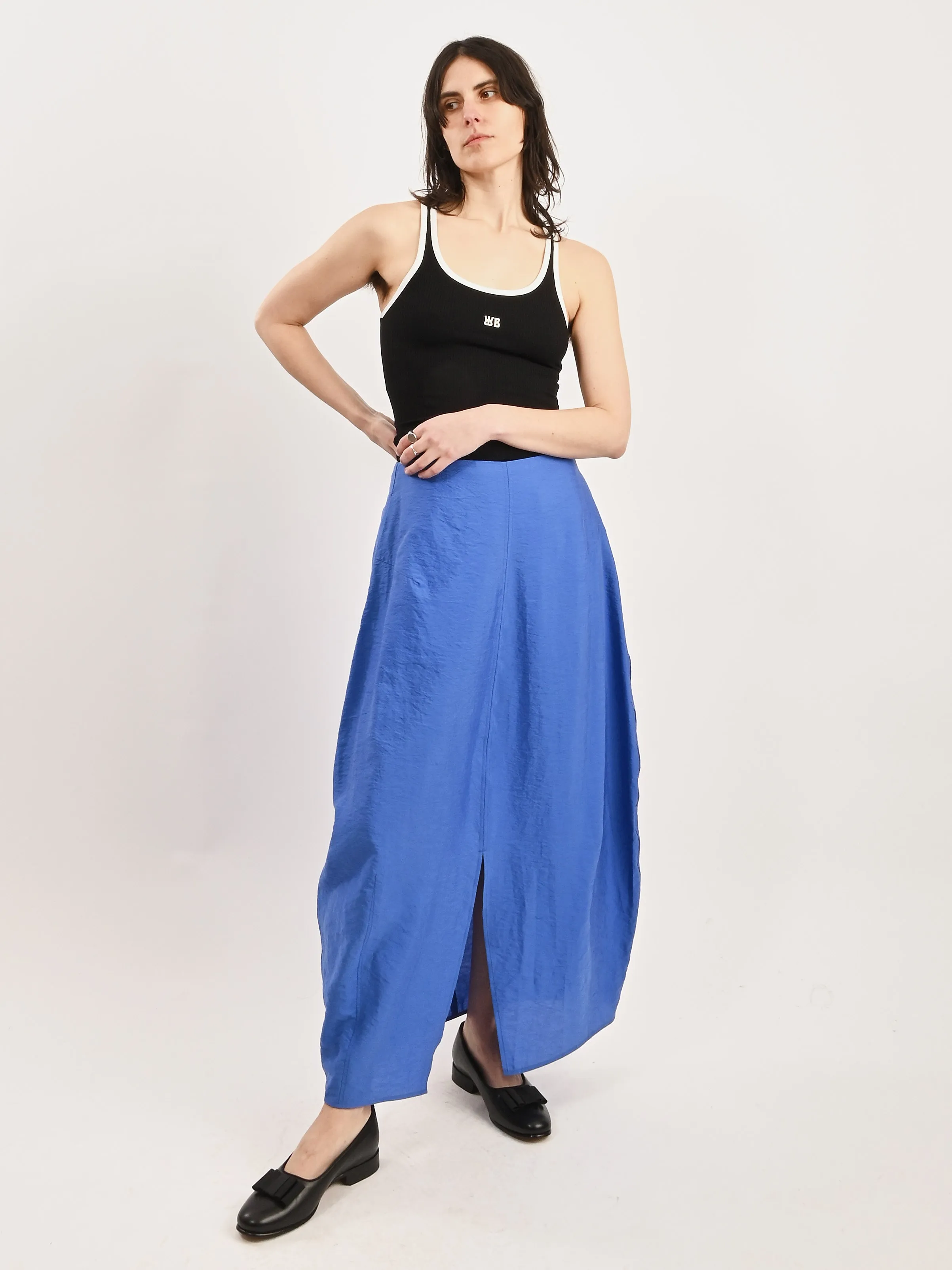 Cobalt Parachute Skirt