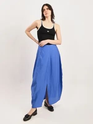 Cobalt Parachute Skirt