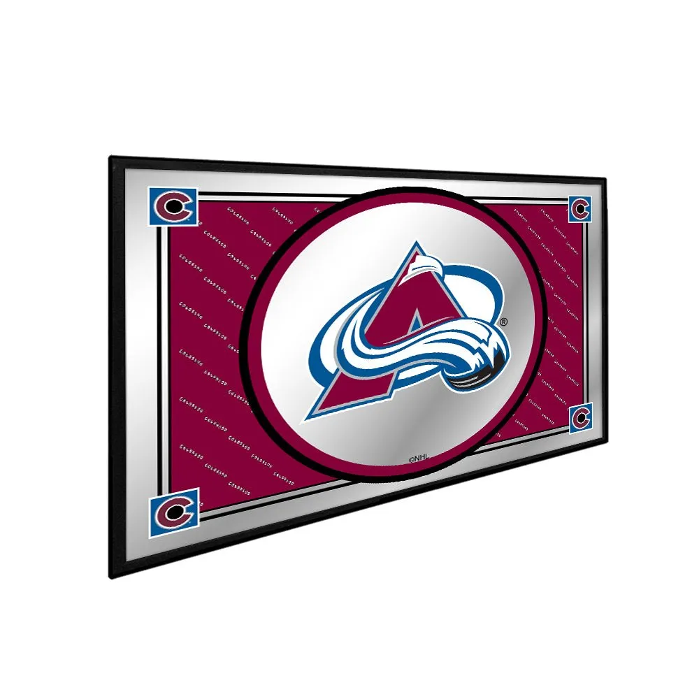 Colorado Avalanche: Team Spirit - Framed Mirrored Wall Sign