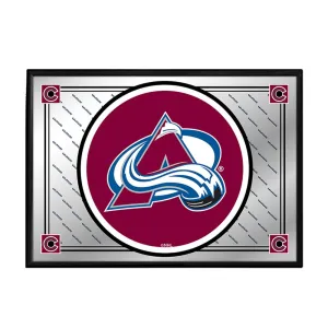 Colorado Avalanche: Team Spirit - Framed Mirrored Wall Sign