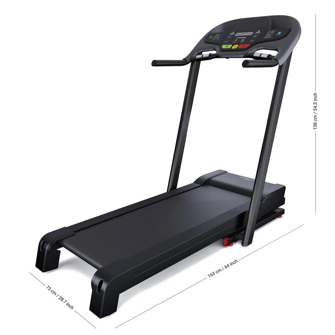 Comfortable Treadmill T520B - 13 km/h, 43⨯121 cm