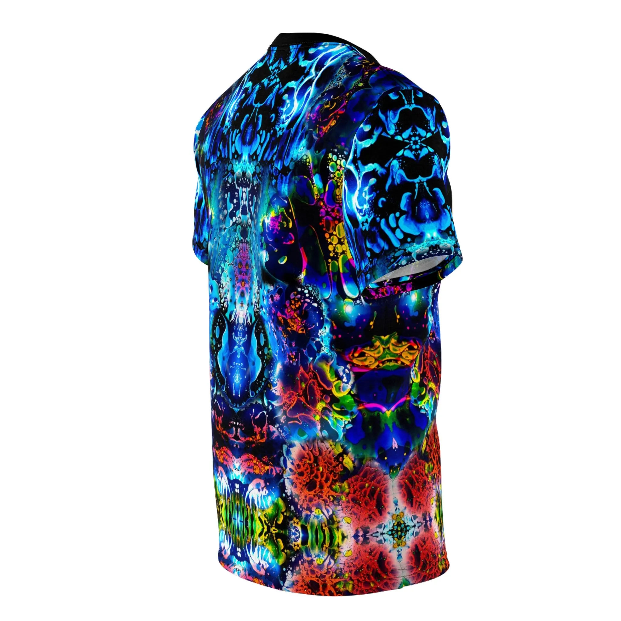 Coral Liquid Light All Over Print Shirt