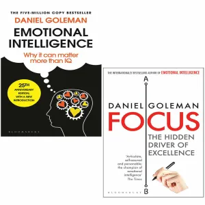 Daniel Goleman Collection 2 Books Set Focus, Emotional Intelligence