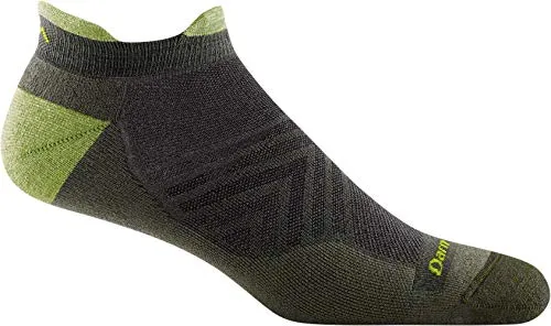 Darn Tough Mens 1039 Run No Show Tab Ultra-Lightweight with Cushion Merino Wool Socks