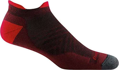 Darn Tough Mens 1039 Run No Show Tab Ultra-Lightweight with Cushion Merino Wool Socks