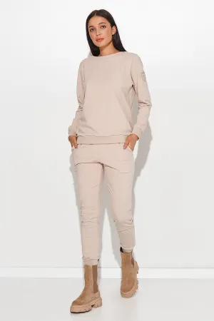 Delicate Patch Blouse Pants Set