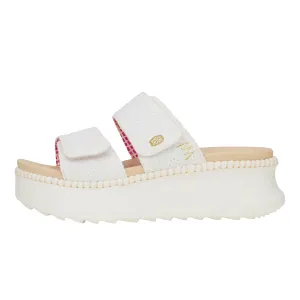 Delray Slide Eyelet - White