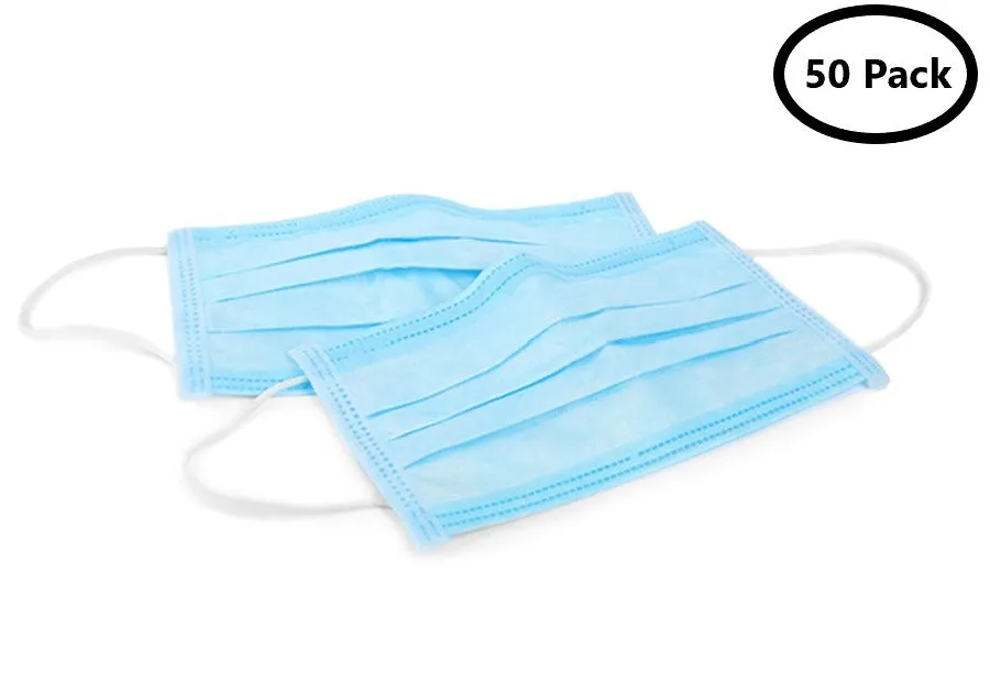 Disposable Face Masks (PACK OF 50)
