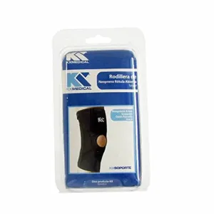 Elastic Open Knee Support Brace Patella Guard -No Latex - (M)