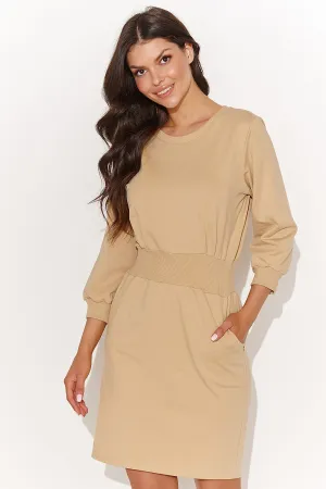 Elegant Draped Shift Dress