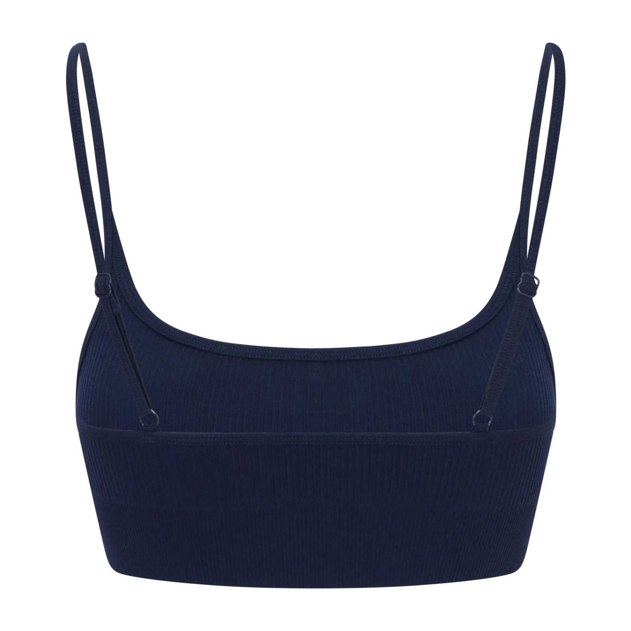 Essential Seamless Ribbed Sports Bra Navy