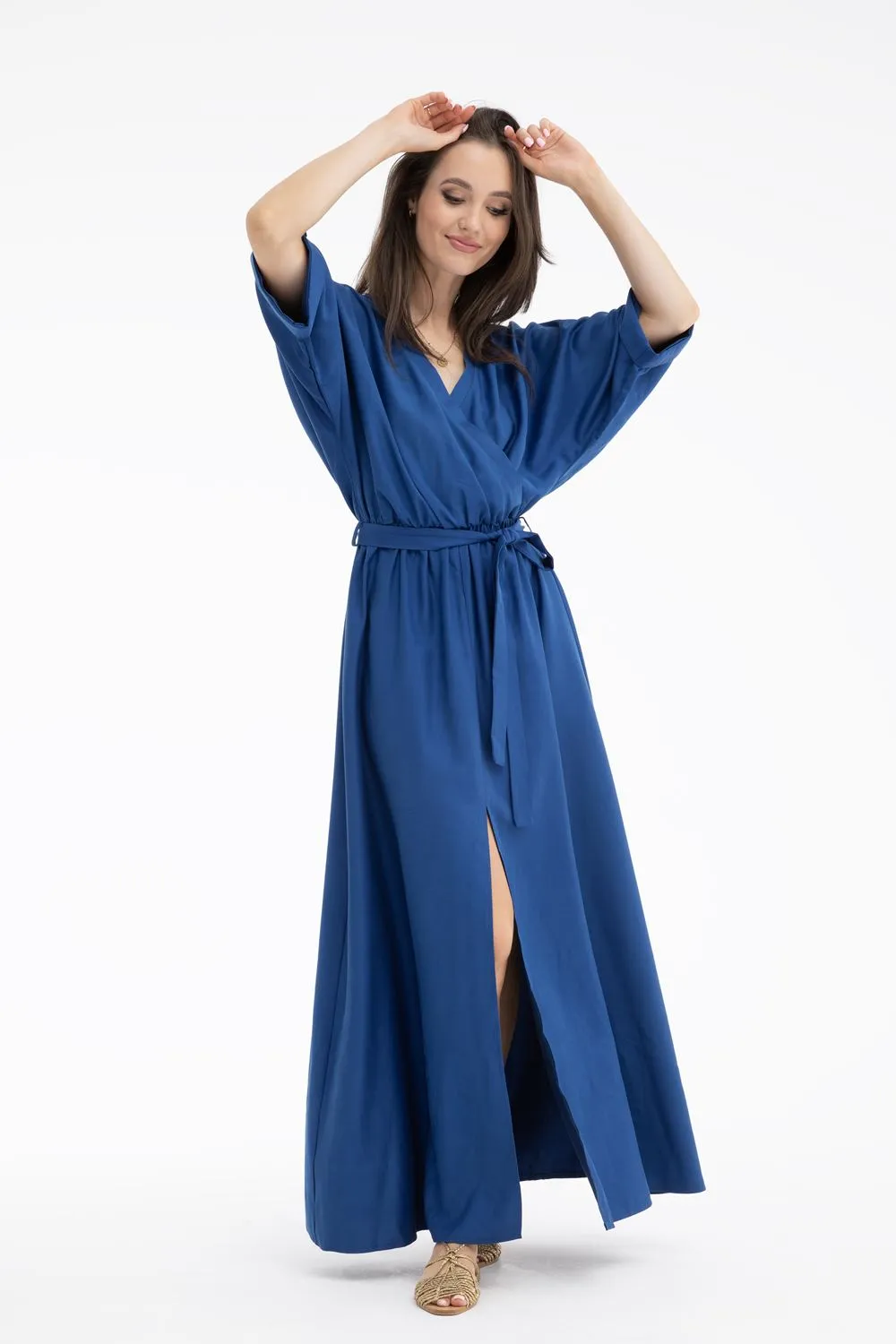 Evening Glow long dress with binding