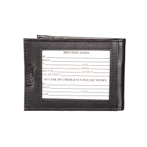 Evergreen Gifts,Front Pocket Wallet w/ RFID Blocking, Clemson University, Black,4x1x3.8 Inches