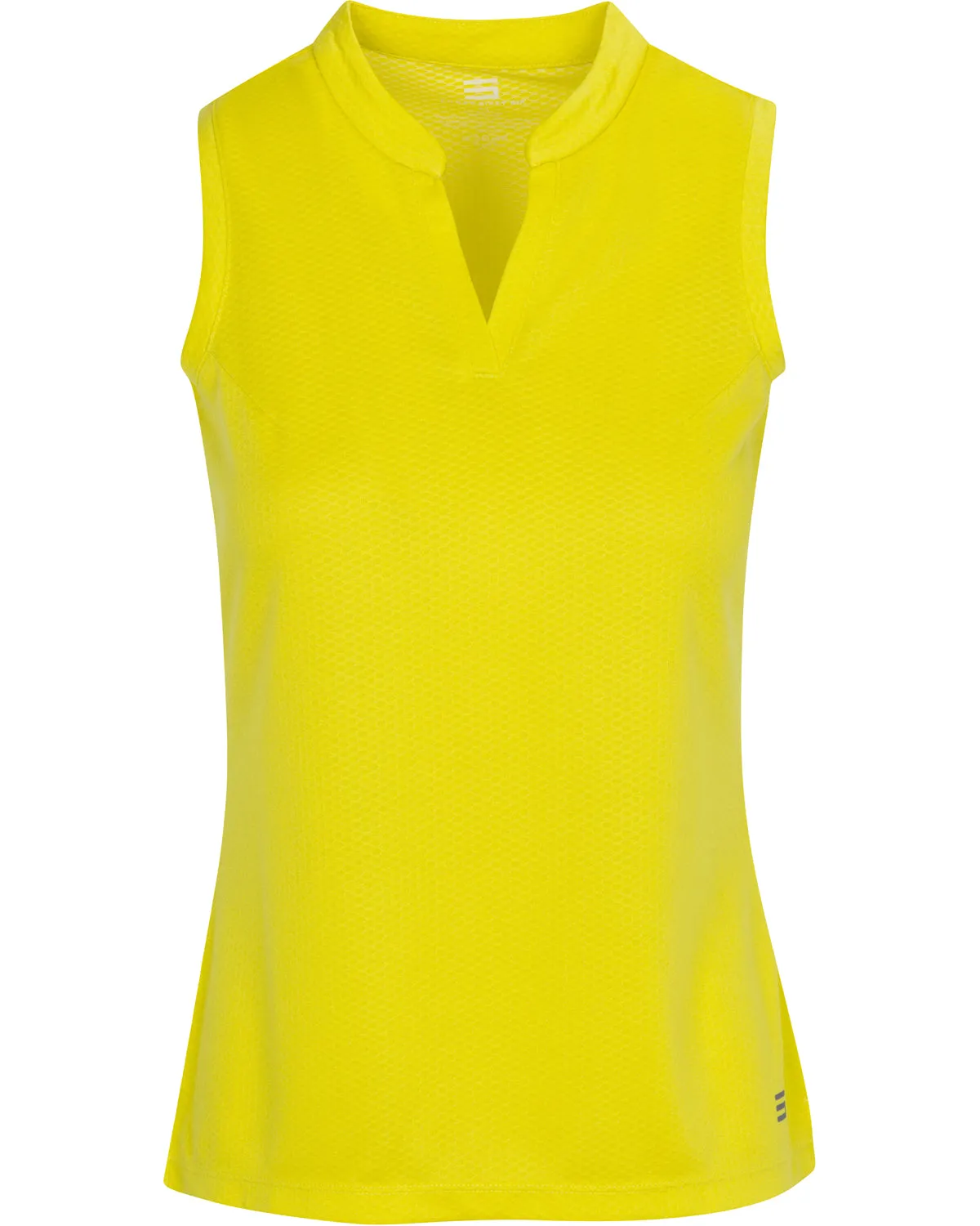 Extreme Deal - Women's Waffle-Textured Collarless Golf Polo
