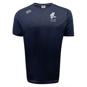 Falcon Youth Rugby Embroidered Tempo Vapodri T-Shirt by Canterbury