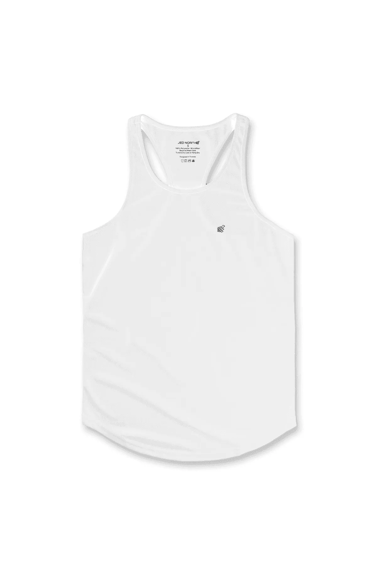 Fast-Dry Bodybuilding Workout Stringer - White
