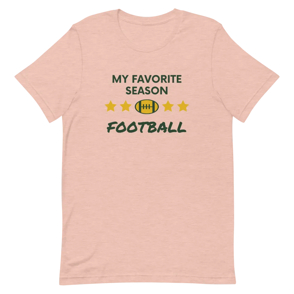 Favorite Season Football - T-Shirt (Various Colors)