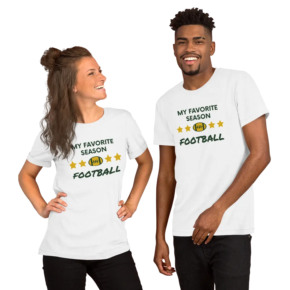 Favorite Season Football - T-Shirt (Various Colors)