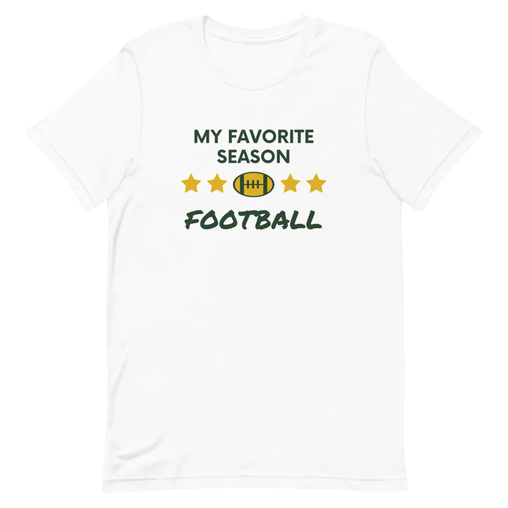 Favorite Season Football - T-Shirt (Various Colors)