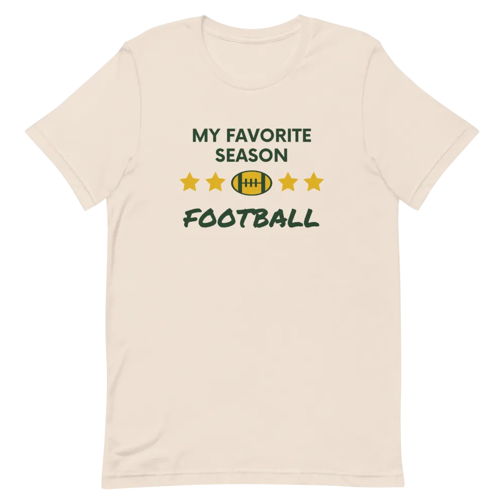 Favorite Season Football - T-Shirt (Various Colors)