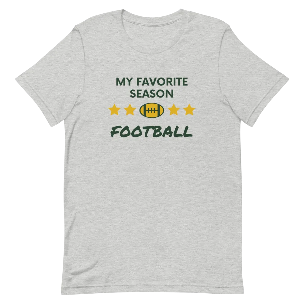 Favorite Season Football - T-Shirt (Various Colors)
