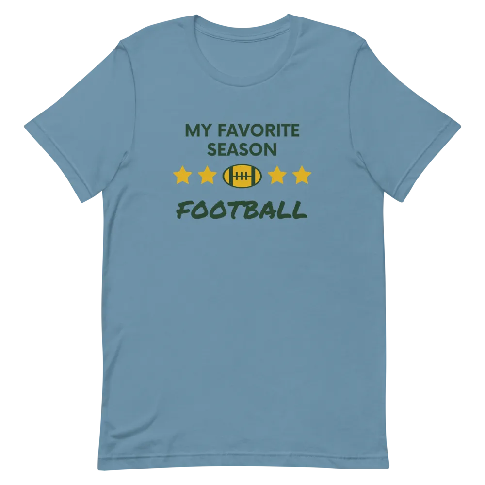 Favorite Season Football - T-Shirt (Various Colors)