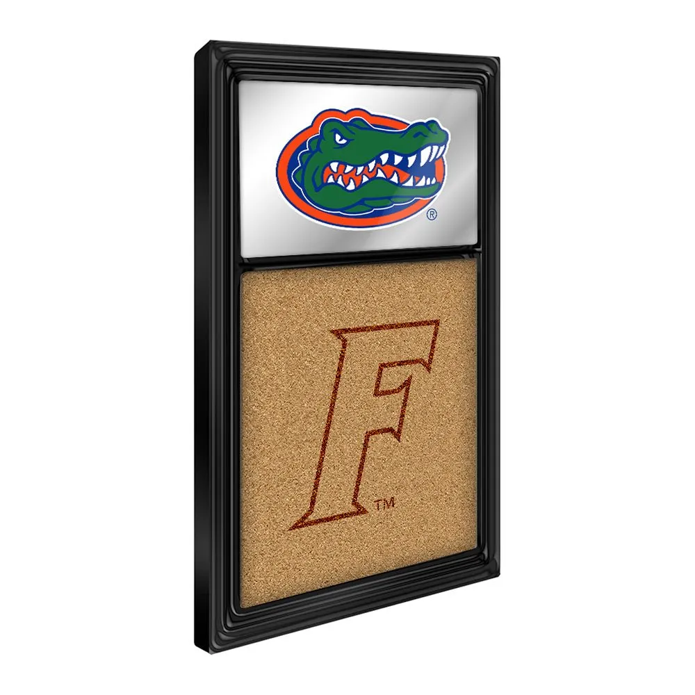 Florida Gators: Dual Logo - Mirrored Cork Note Board