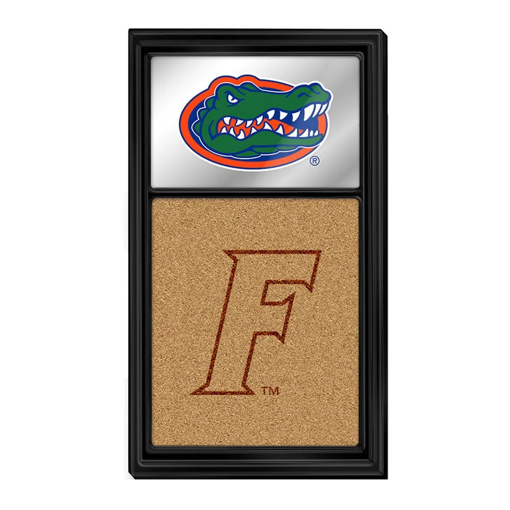 Florida Gators: Dual Logo - Mirrored Cork Note Board