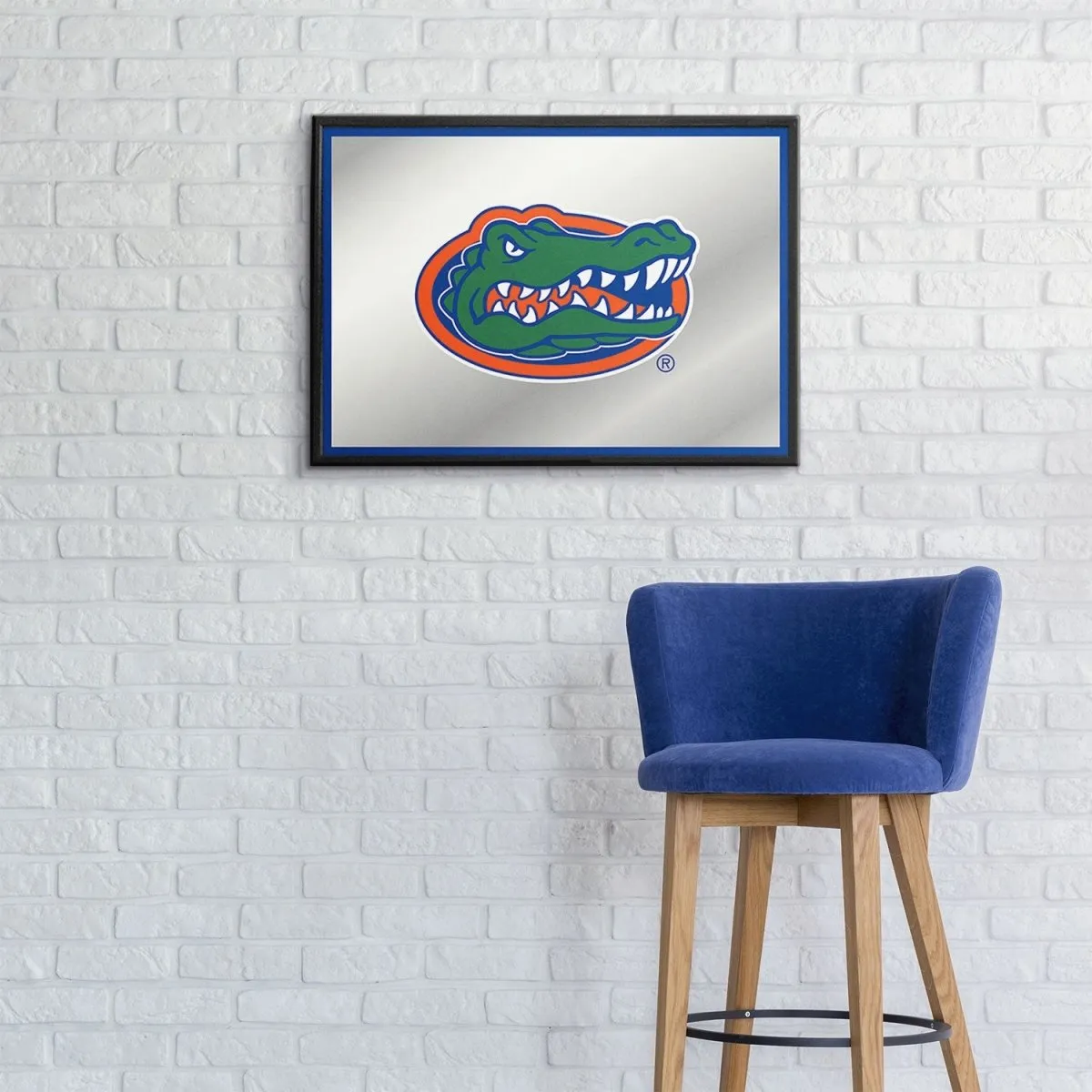 Florida Gators: Logo - Framed Mirrored Wall Sign