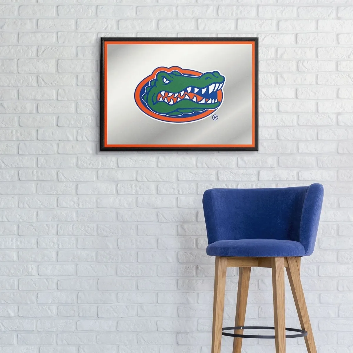 Florida Gators: Logo - Framed Mirrored Wall Sign