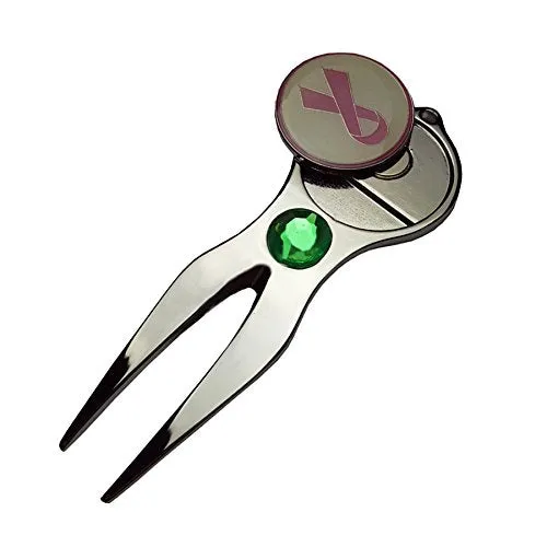 Futaba Zinc Alloy Golf Fork Divot - Green.