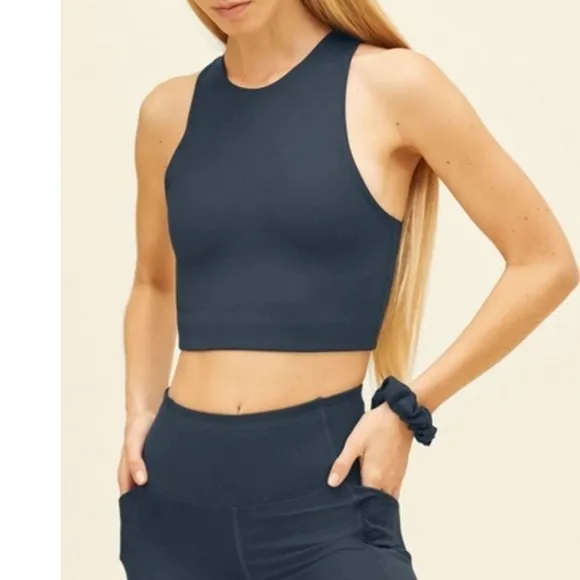 GIRLFRIEND COLLECTIVE Dylan Longline Racerback Sports Bra