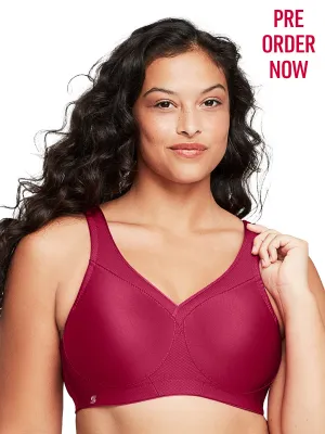 Glamorise Bra 1006 - The Versatile Medium Support Sports Bra - Ruby
