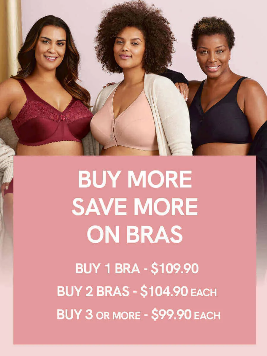 Glamorise Bra 1006 - The Versatile Medium Support Sports Bra - Ruby
