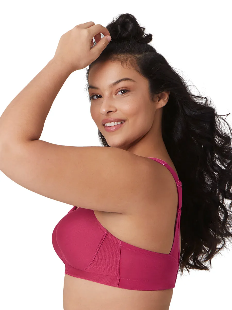 Glamorise Bra 1006 - The Versatile Medium Support Sports Bra - Ruby